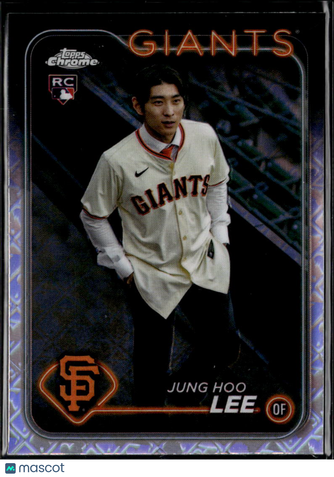 Jung Hoo Lee 2024 Topps Chrome Logofractor Image Variation RC Giants
