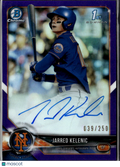 Jarred Kelenic 2018 Bowman Chrome 1st Auto Autograph 39/250 New York Mets