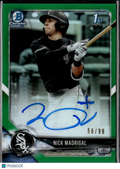 Nick Madrigal 2018 Bowman Chrome 1st Auto Autograph RC 58/99 Chicago White Sox