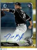 Michael Kopech 2019 Bowman Chrome GOLD Auto Autograph RC 31/50 Chicago White Sox