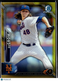 Jacob deGrom 2016 Bowman Chrome GOLD Refractor 39/50 New York Mets