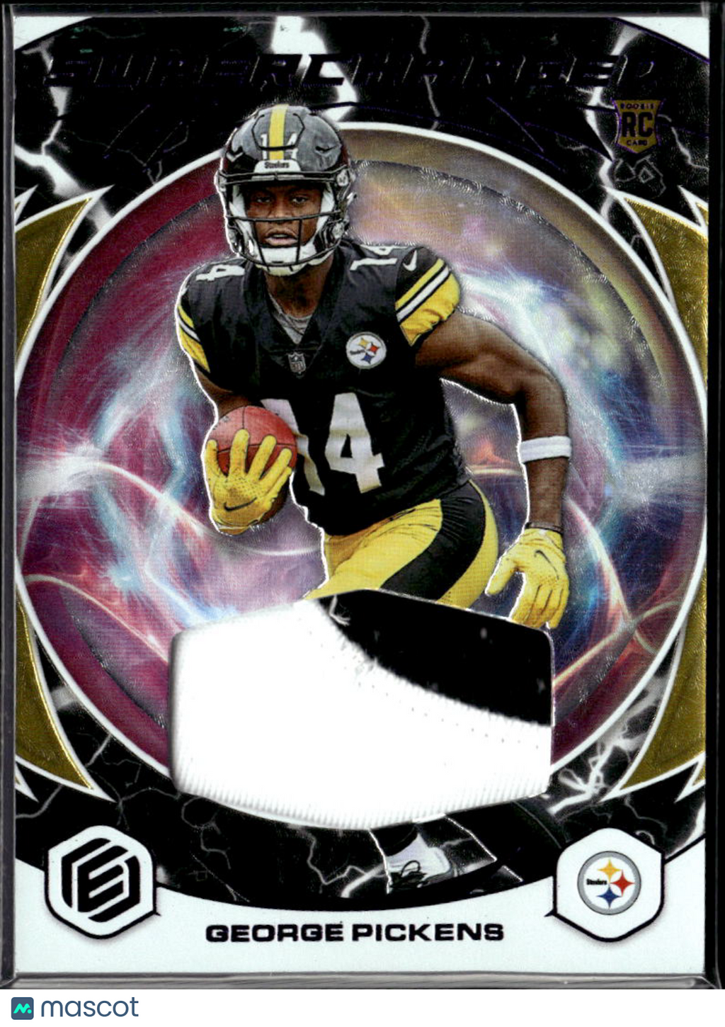 George Pickens 2022 Elements Jersey Patch RC Rookie 41/54 Pittsburgh Steelers