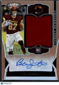 Ben Sinnott 2024 Certified Auto Autograph Patch RC 2/349 Washington Commanders