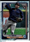 Colt Keith 2024 Bowman Chrome Mega Box RC Mojo Refractor Detroit Tigers