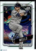 Austin Wells 2024 Topps Chrome Cosmic White Hole SSP Rookie RC New York Yankees