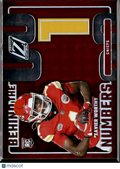 Xavier Worthy 2024 Zenith Behind the Numbers RED RC 30/50 Kansas City Chiefs