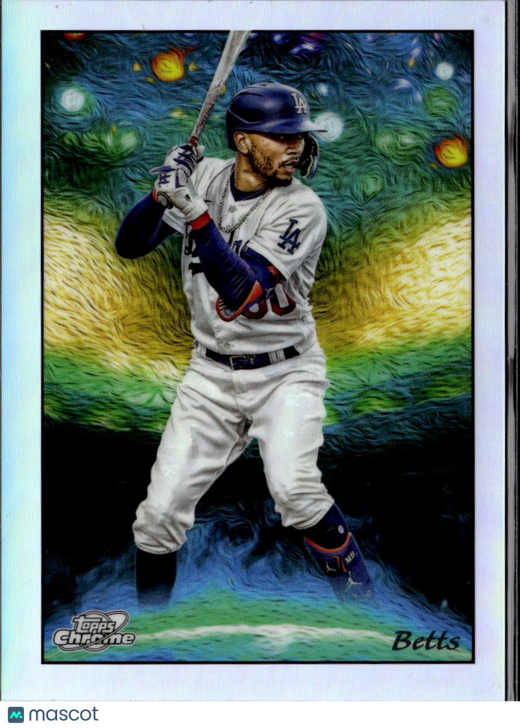 Mookie Betts 2023 Topps Chrome Starry Night SSP Los Angeles Dodgers