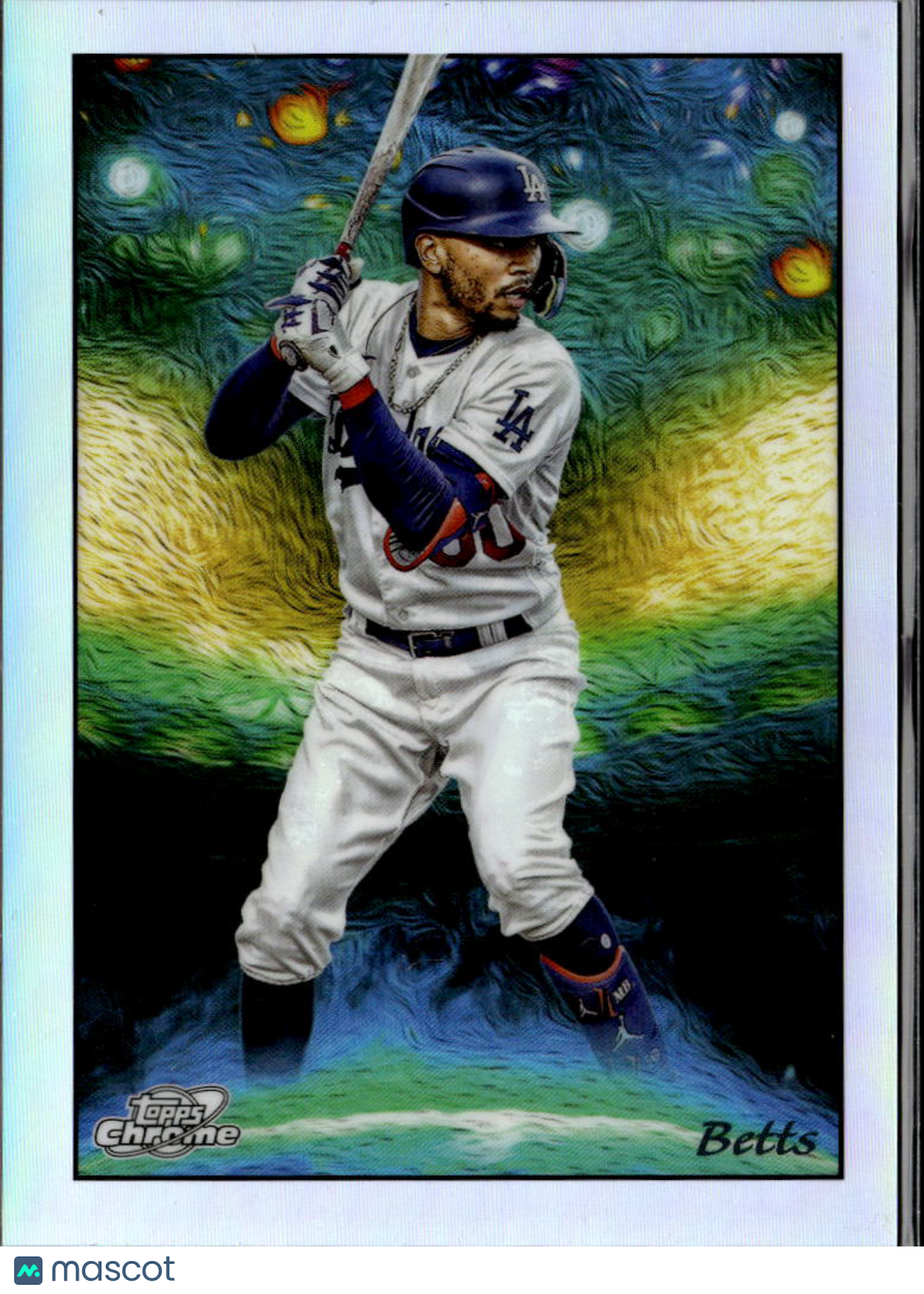 Mookie Betts 2023 Topps Chrome Starry Night SSP Los Angeles Dodgers