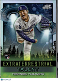 Yoshinobu Yamamoto 2024 Topps Chrome Cosmic Extraterrestrial Talent RC Dodgers