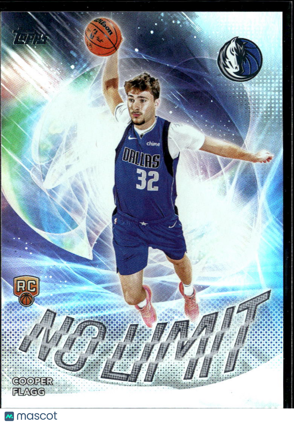 Cooper Flagg 2025 Topps No Limit HOLO Rookie RC Dallas Mavericks
