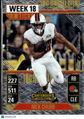 Nick Chubb 2025 Contenders SHORTPRINT SSP 12/18 #23 Cleveland Browns