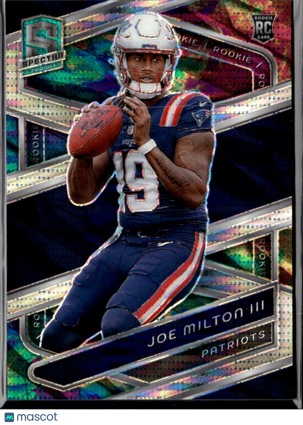 Joe Milton III 2024 Spectra Rookie RC 47/99 New England Patriots