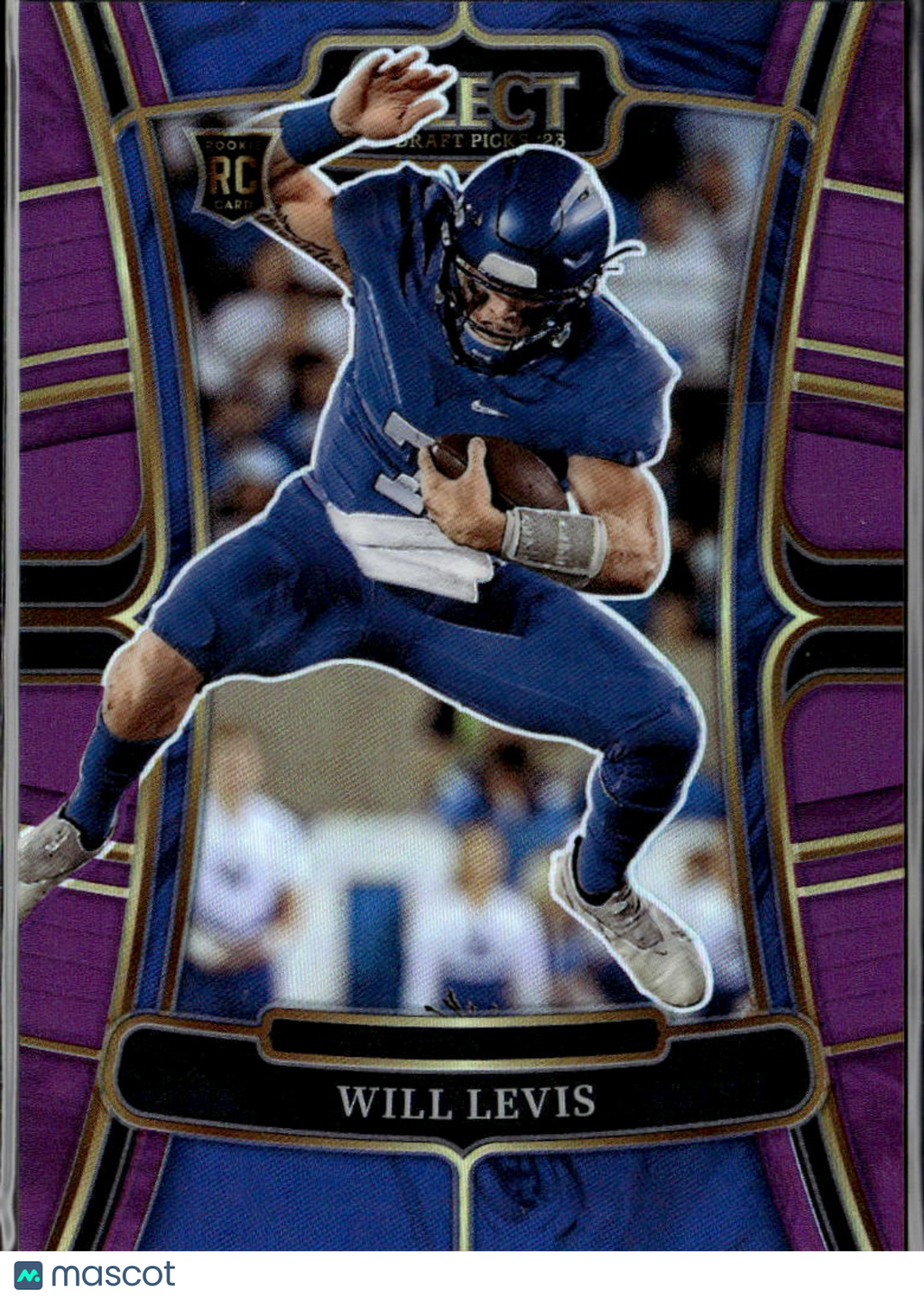 Will Levis 2023 Select Draft Purple Prizm Rookie RC 69/75 Kentucky Wildcats