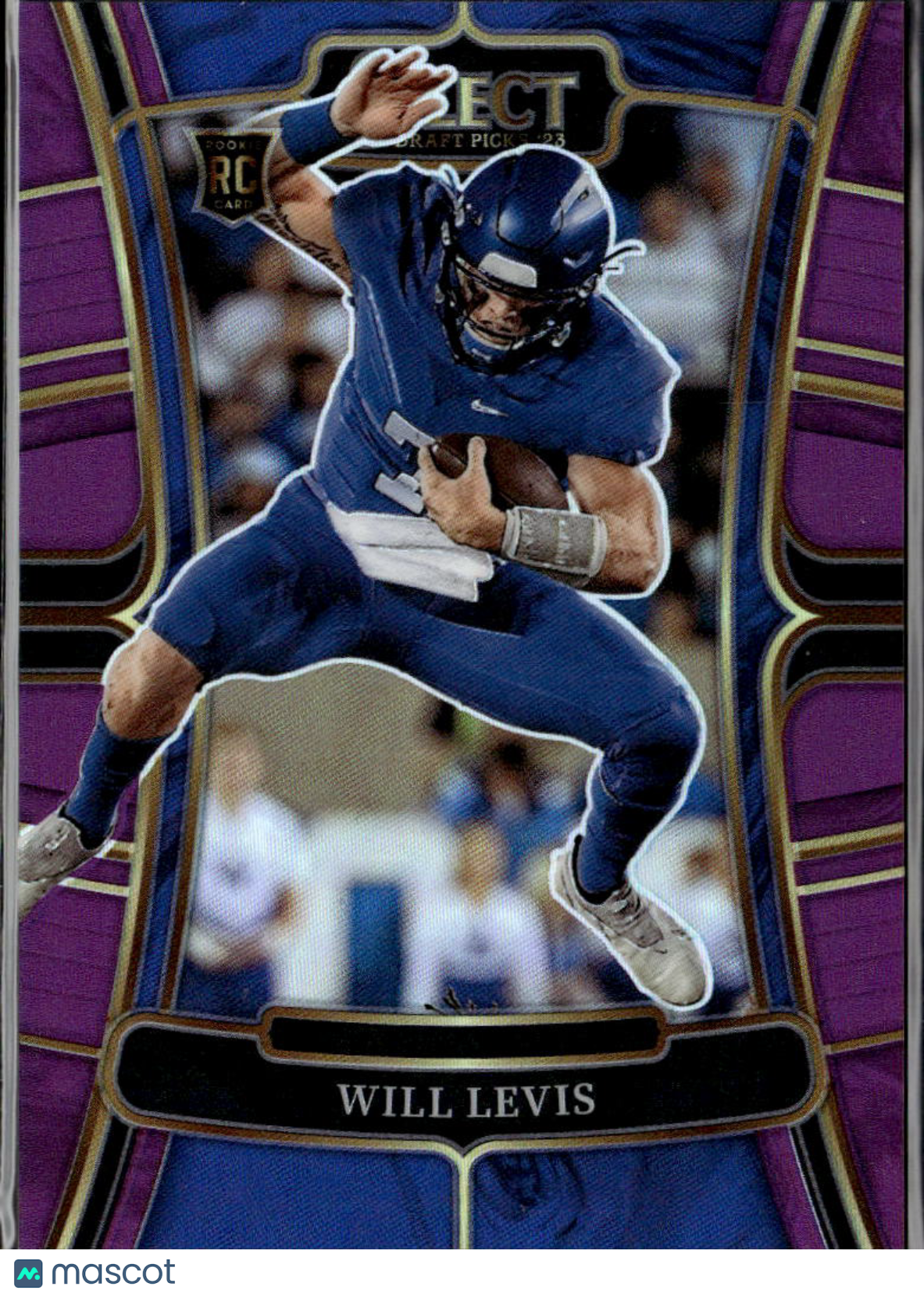 Will Levis 2023 Select Draft Purple Prizm Rookie RC 69/75 Kentucky Wildcats