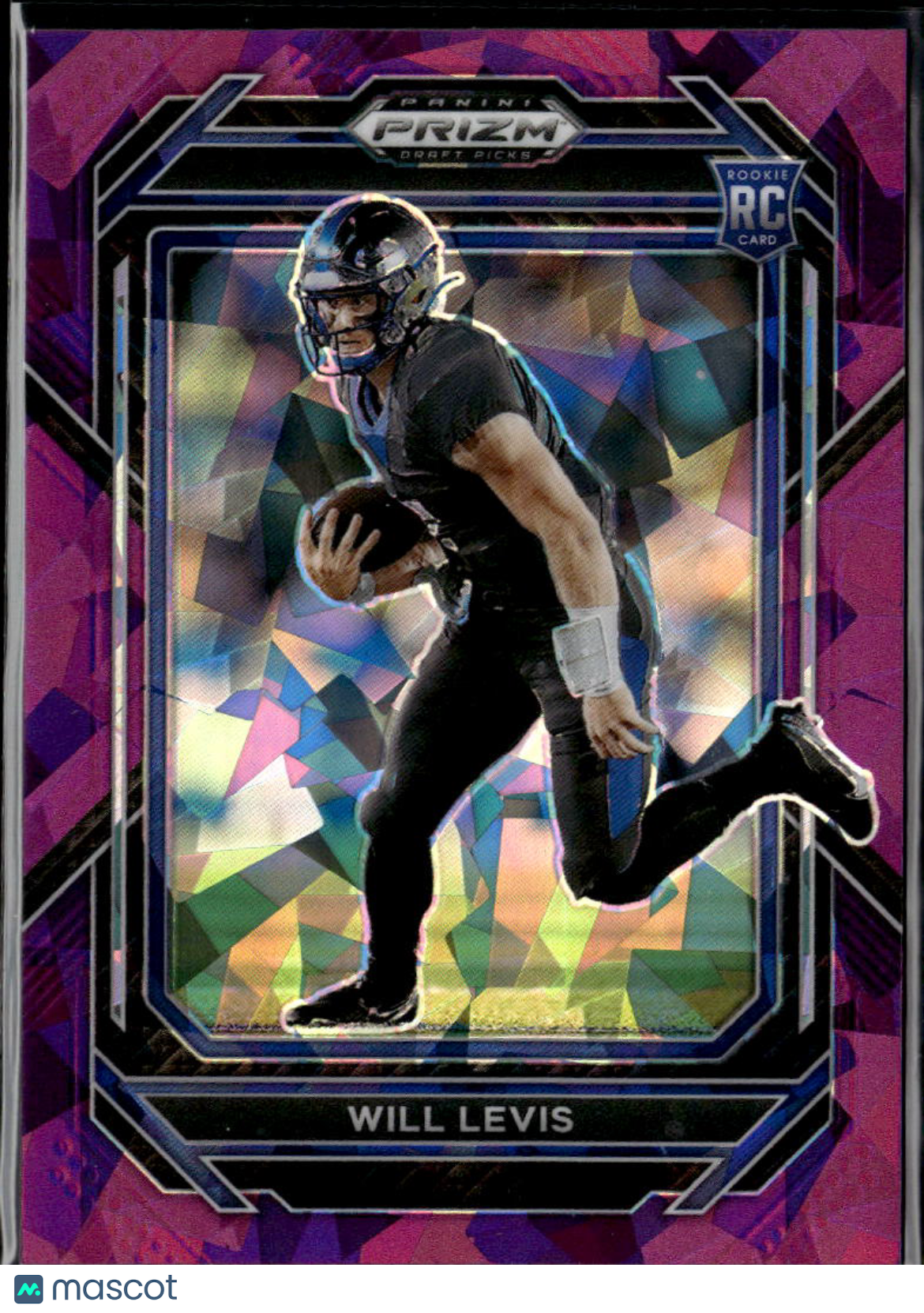 Will Levis 2023 Prizm Draft Purple Ice Prizm Rookie RC 9/149 Kentucky Wildcats