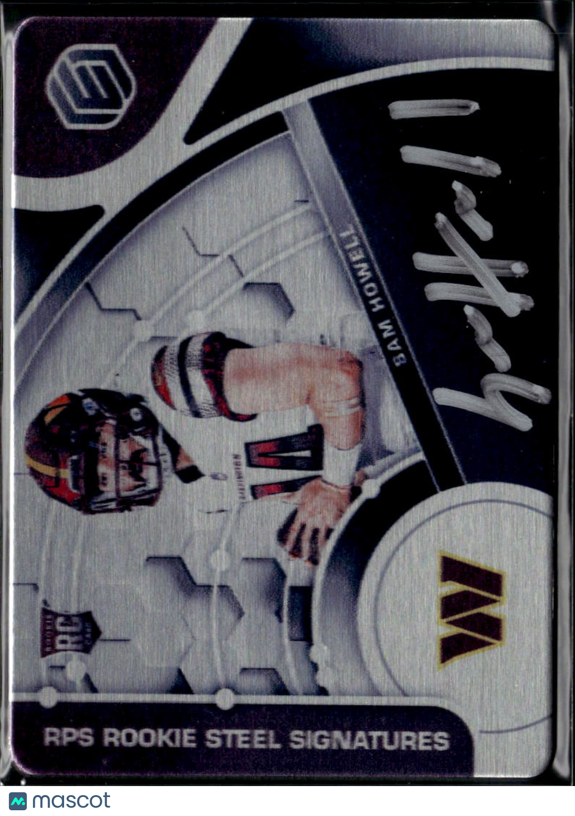 Sam Howell 2022 Elements Metal Auto Autograph Rookoie RC 24/99 Commanders
