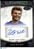 Zach Wilson 2021 SAGE Aspire Auto Autograph RC Rookie BYU New York Jets