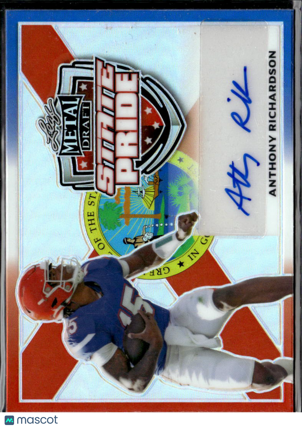 Anthony Richardson 2022 Leaf Metal Draft State Pride Auto Autograph 7/10 Florida
