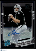 Aidan O'Connell 2024 Clearly Donruss Rated Rookie Auto Autograph LV Raiders