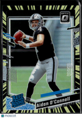 Aidan O'Connell 2023 Optic Rated Rookie Electricity Prizm RC 53/69 LV Raiders
