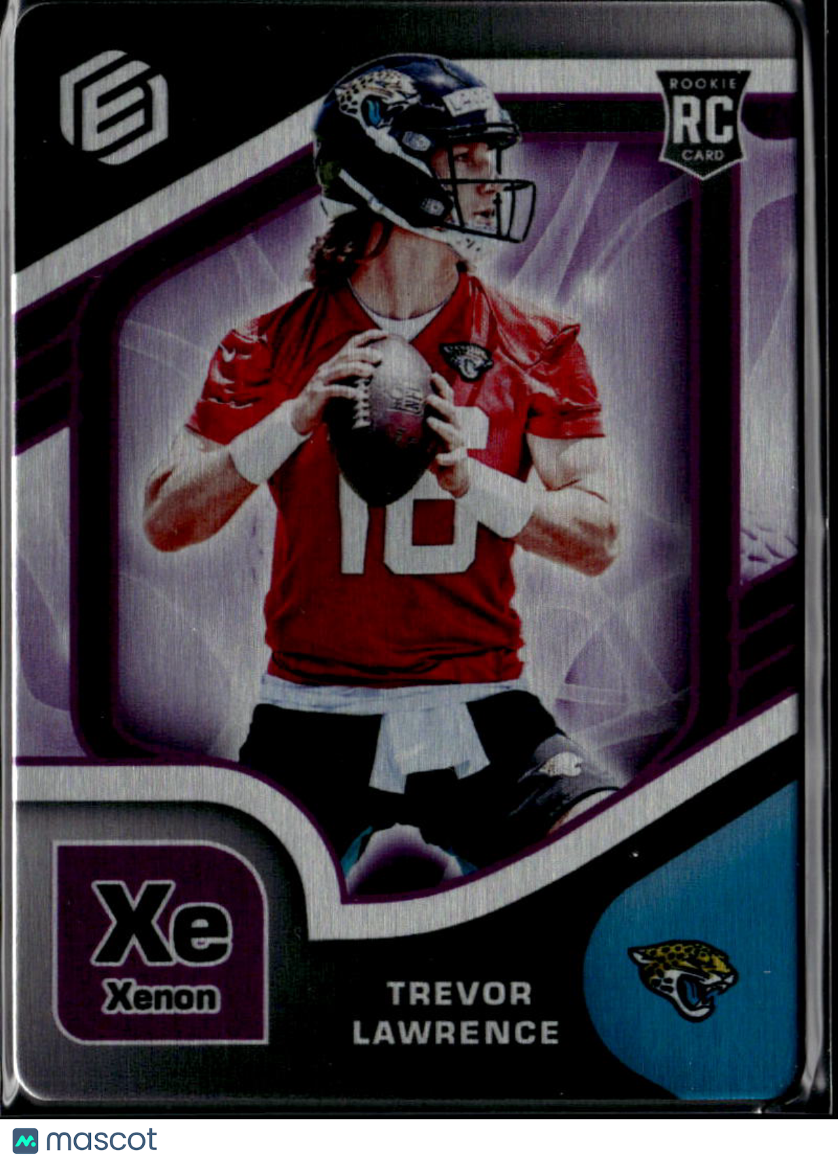 Trevor Lawrence 2021 Elements Xenon Rookie RC 8/54 Jacksonville Jaguars