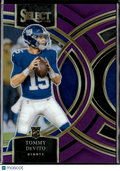 Tommy DeVito 2024 Select Purple Prizm Rookie RC 46/75 New York Giants