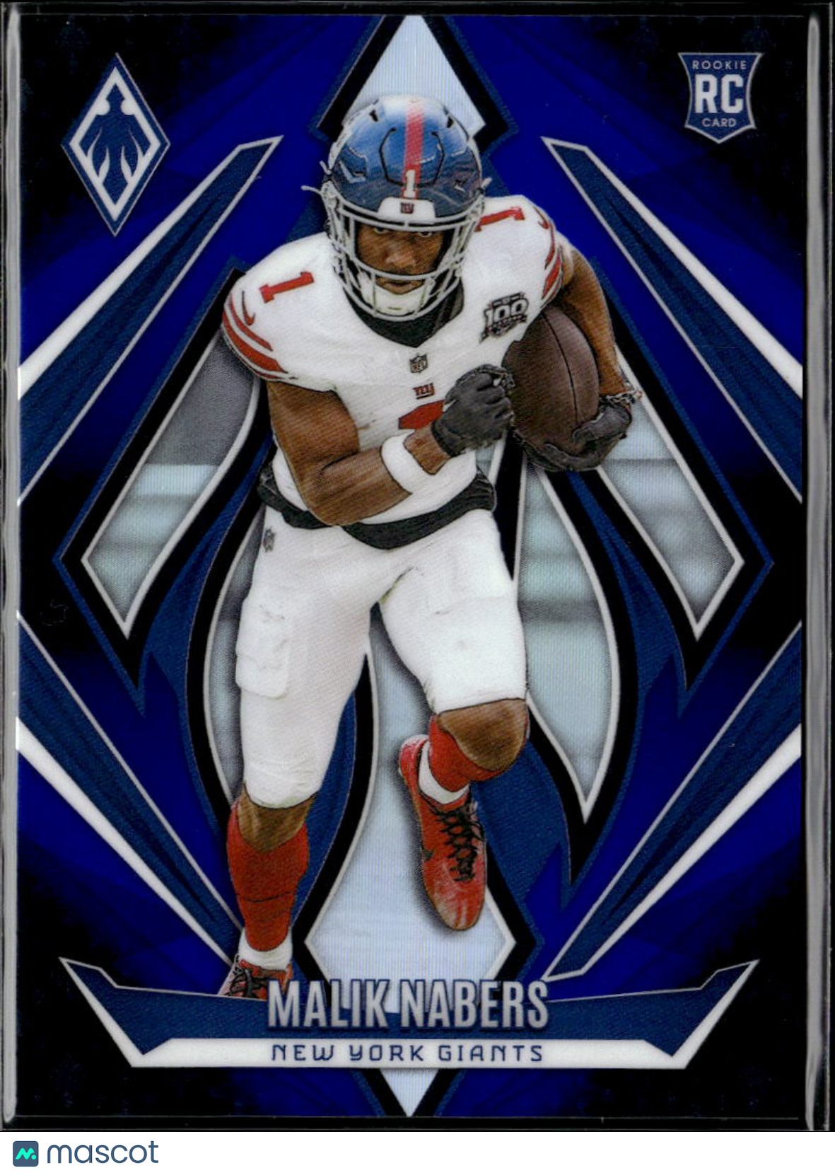 Malik Nabers 2024 Phoenix Blue Rookie RC 37/249 New York Giants