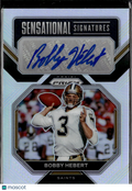 Bobby Hebert 2022 Prizm Auto Autograph Silver Prizm 138/149 New Orleans Saints