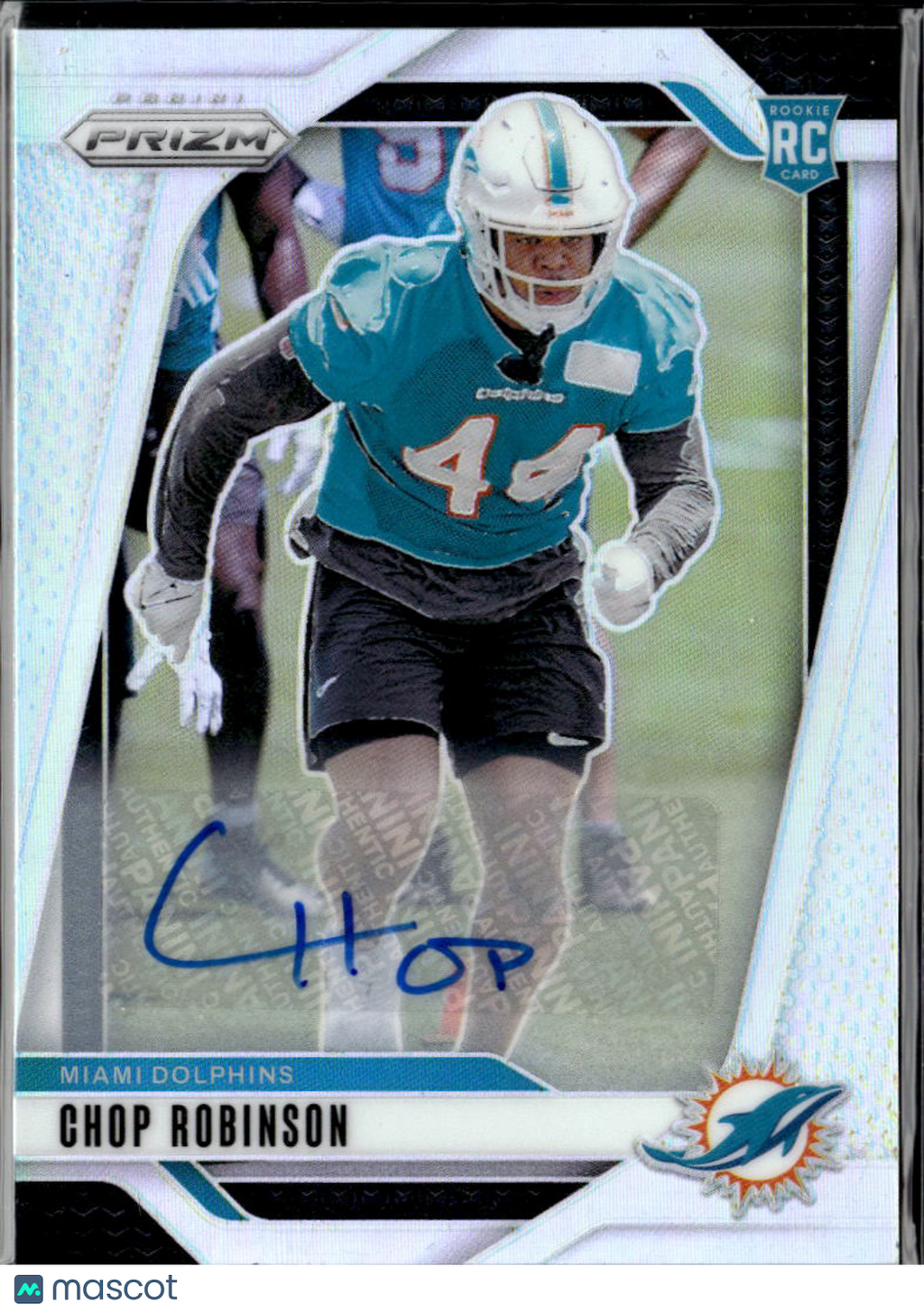 Chop Robinson 2024 Prizm Auto Autograph Silver Rookie RC Miami Dolphins