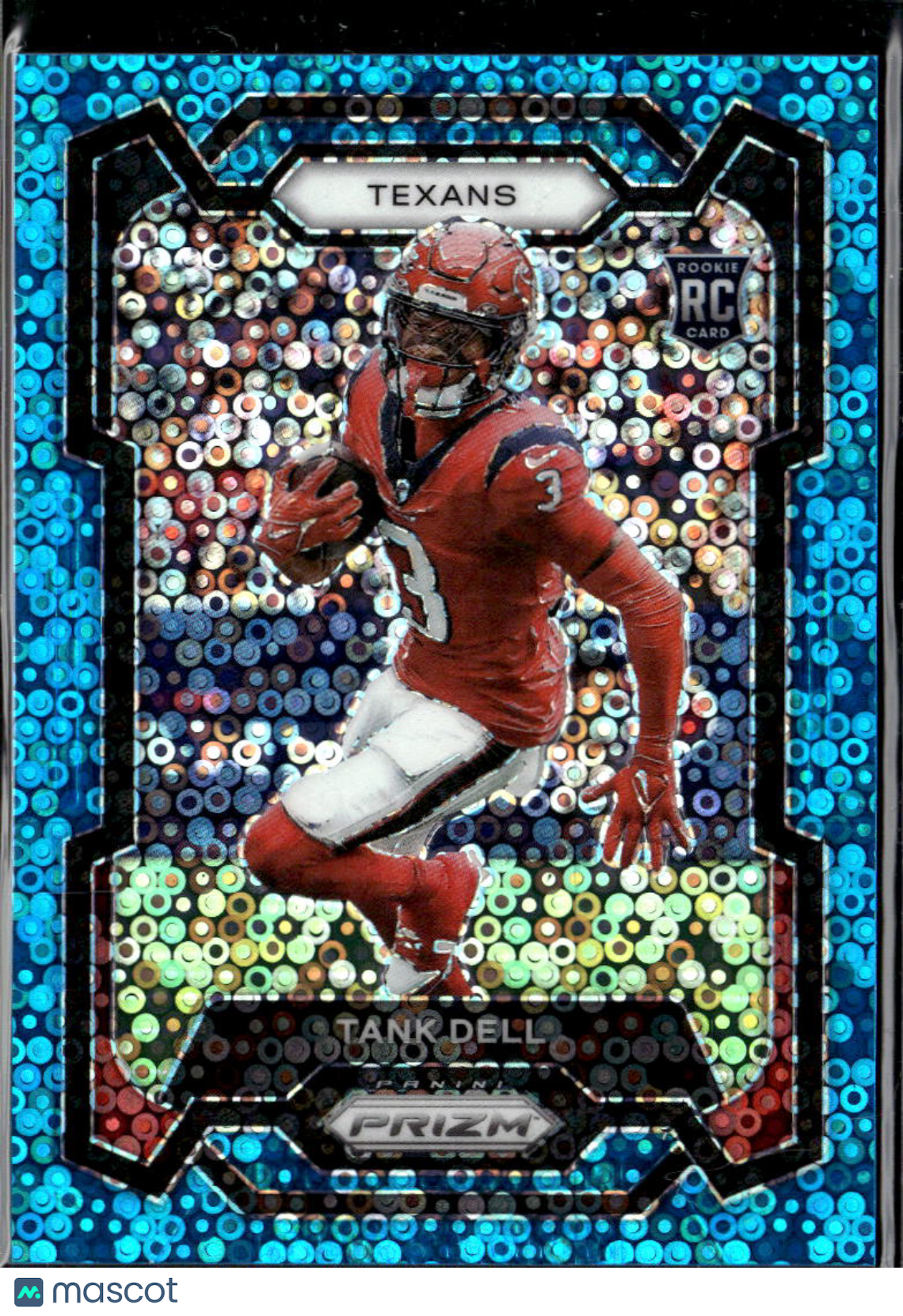 Tank Dell 2023 Prizm Light Blue Disco Rookie RC 88/95 Houston Texans