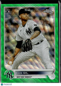 Luis Gil 2022 Topps Chrome RC Green Sonic Refractor /99 New York Yankees