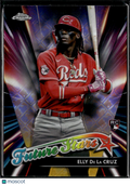 Elly De La Cruz 2024 Topps Chrome Future Stars Logofractor Rookie RC Reds