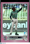 Kyle Lewis 2022 Topps Series 1 1st Edition Red SSP 8/10 Seattle Mariners