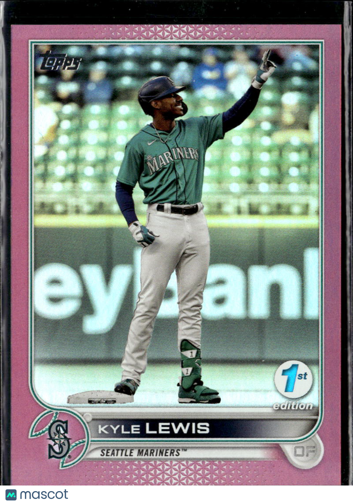 Kyle Lewis 2022 Topps Series 1 1st Edition Red SSP 8/10 Seattle Mariners