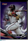 Ronald Acuna Jr. 2022 Bowman's Best Purple Refractor 219/250 Atlanta Braves