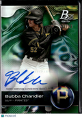 Bubba Chandler 2023 Bowman Platinum Auto Green Ice /99 Pittsburgh Pirates