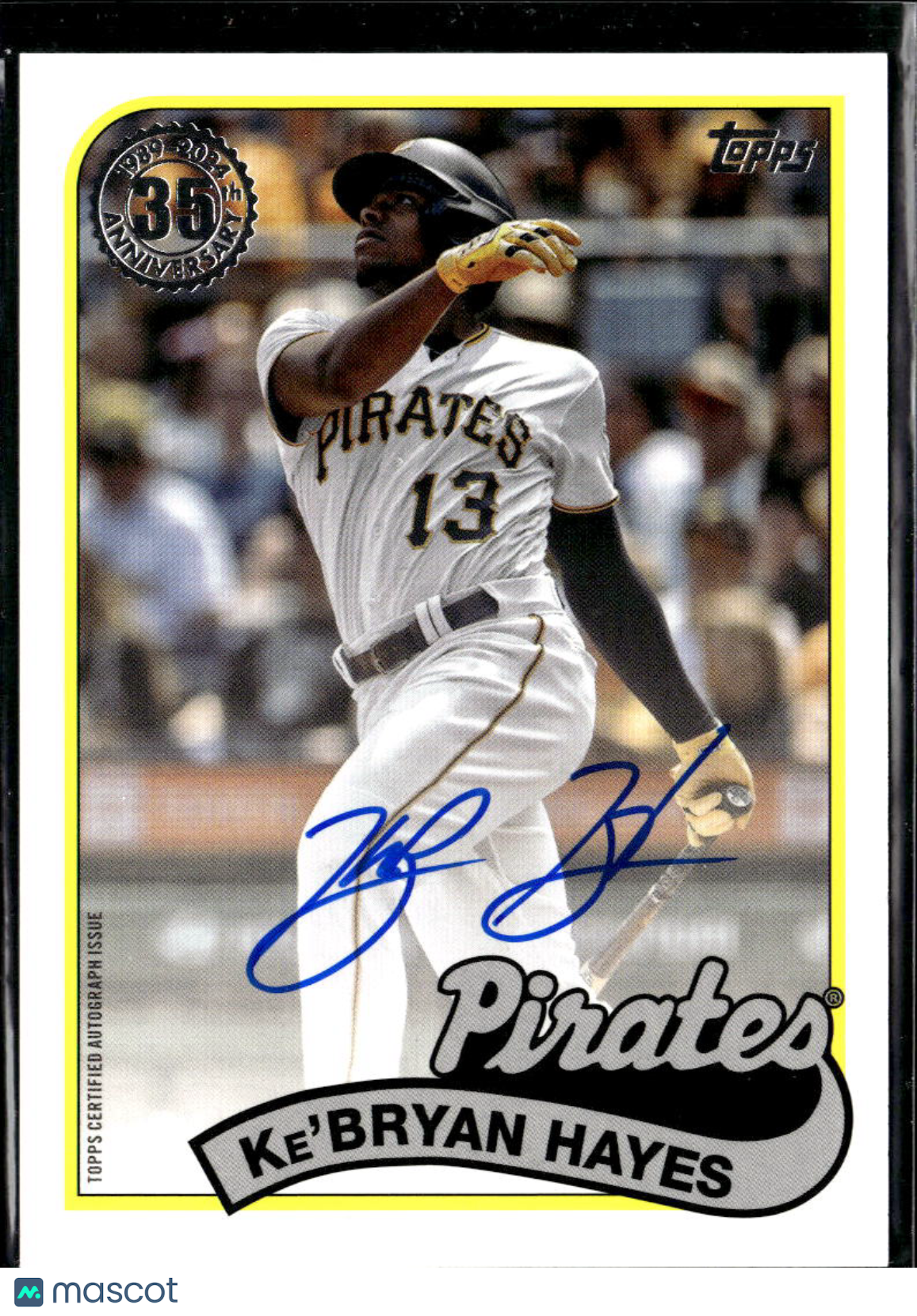 Ke'Bryan Hayes 2024 Topps '89 Auto Autograph Pittsburgh Pirates