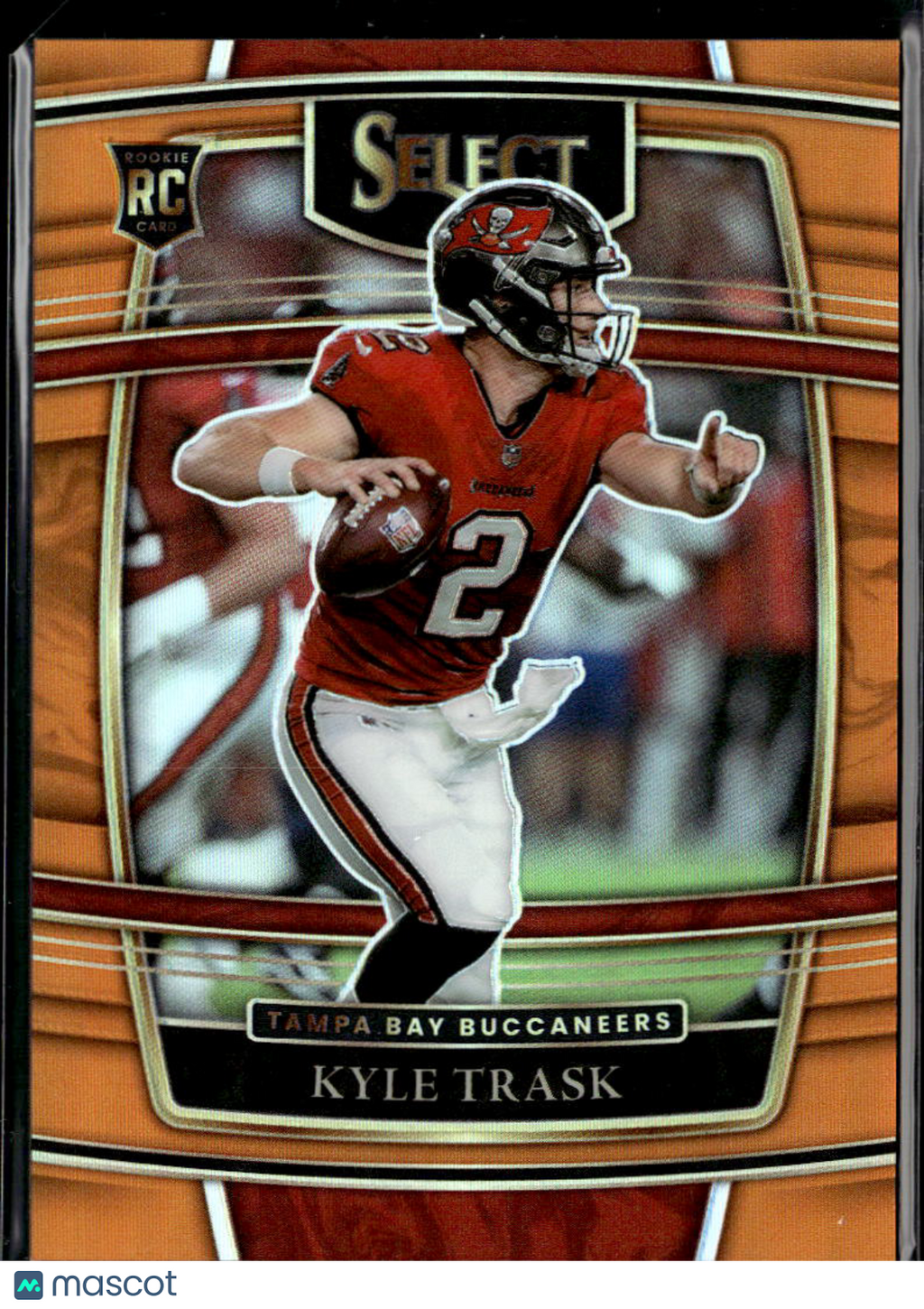 Kyle Trask 2021 Select Orange Prizm Rookie RC 17/49 Tampa Bay Buccaneers