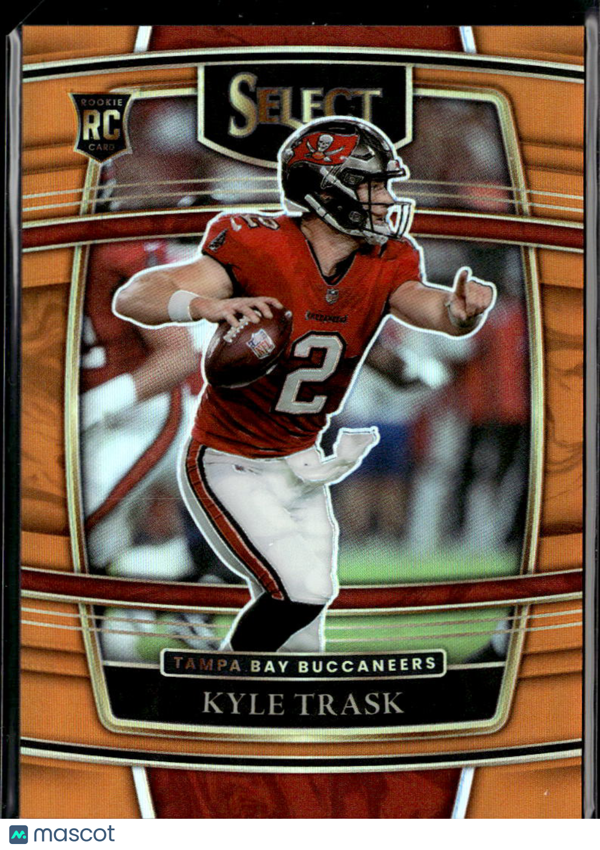 Kyle Trask 2021 Select Orange Prizm Rookie RC 17/49 Tampa Bay Buccaneers