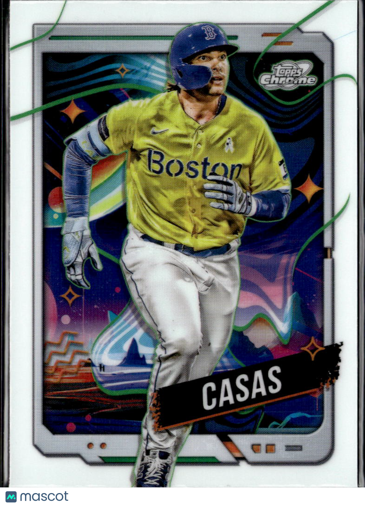 Triston Casas 2024 Topps Chrome Cosmic White Hole Refractor SSP Boston Red Sox