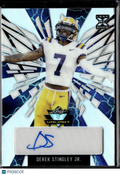 Derek Stingley Jr. 2022 Leaf Valiant Auto Autograph RC 4/4 LSU Tigers Texans