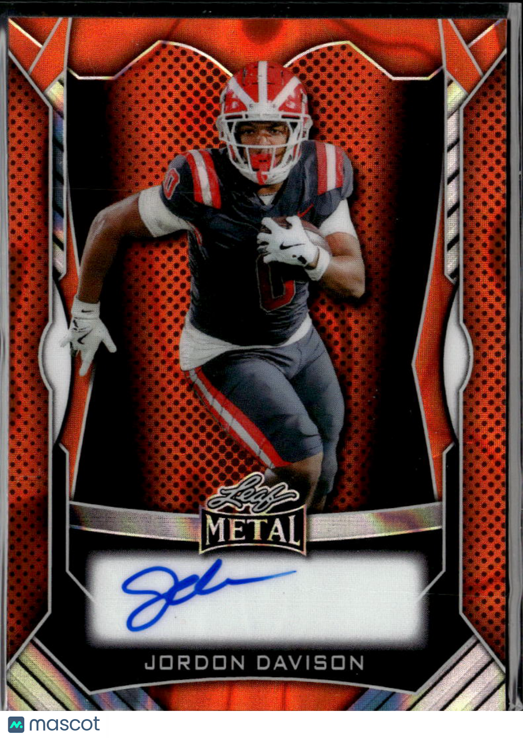 Jordon Davison 2025 Leaf Metal Auto Autograph RC 35/45 Mater Dei Monarchs