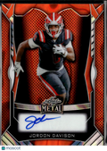 Jordon Davison 2025 Leaf Metal Auto Autograph RC 35/45 Mater Dei Monarchs