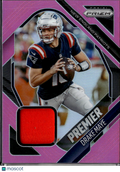 Drake Maye 2025 Panini Prizm Pink Jersey Patch New England Patriots