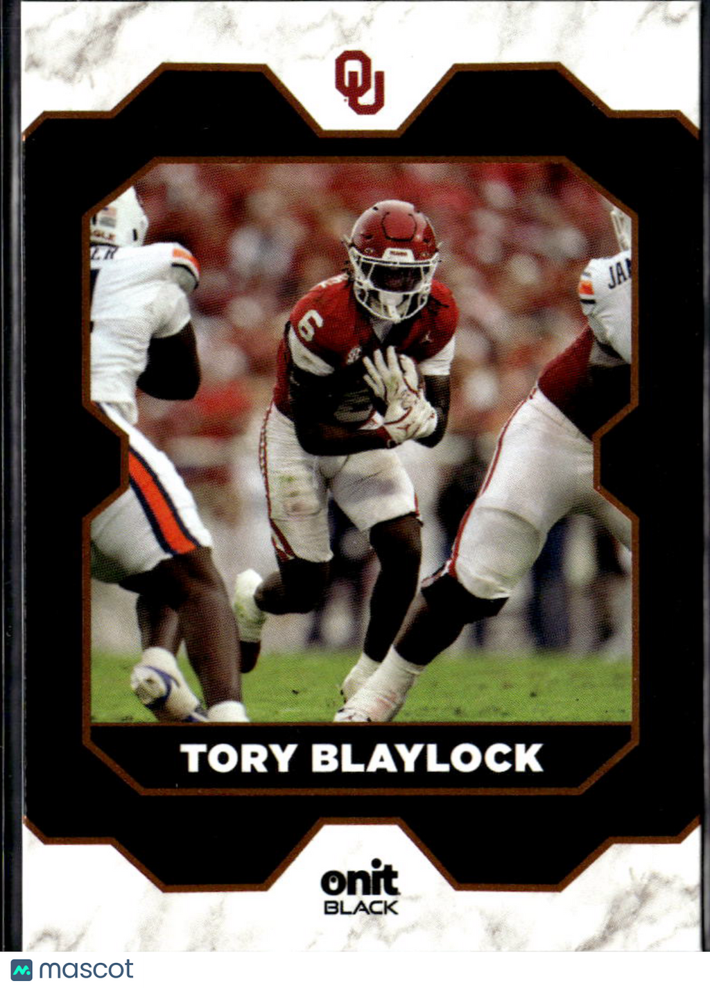 Tory Blaylock 2025 Onit Black Rookie RC 55/75 Oklahoma Sooners