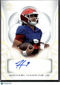 Michael Hawkins Jr. 2024 Leaf Trinity Auto Autograph RC Sooners 1/3