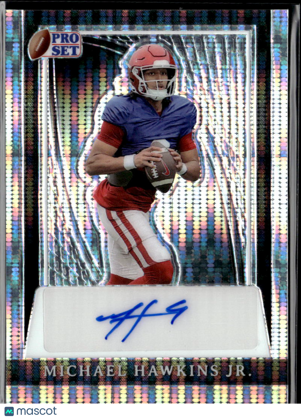 Michael Hawkins Jr. 2024 Leaf Pro Set Auto Autograph RC 9/10 Oklahoma Sooners