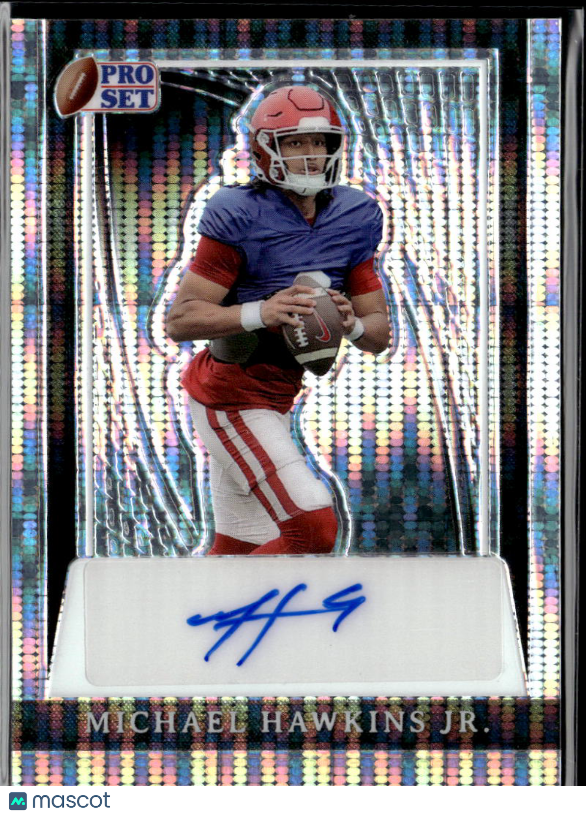 Michael Hawkins Jr. 2024 Leaf Pro Set Auto Autograph RC 9/10 Oklahoma Sooners