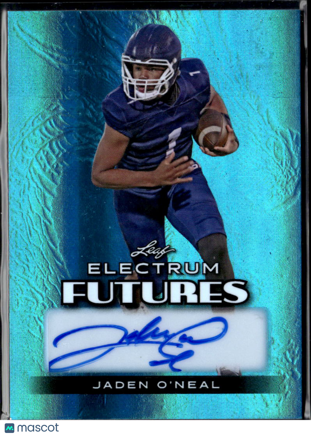 Jaden O'Neal 2024 Leaf Electrum Futures Auto Autograph RC Sooners 7/8