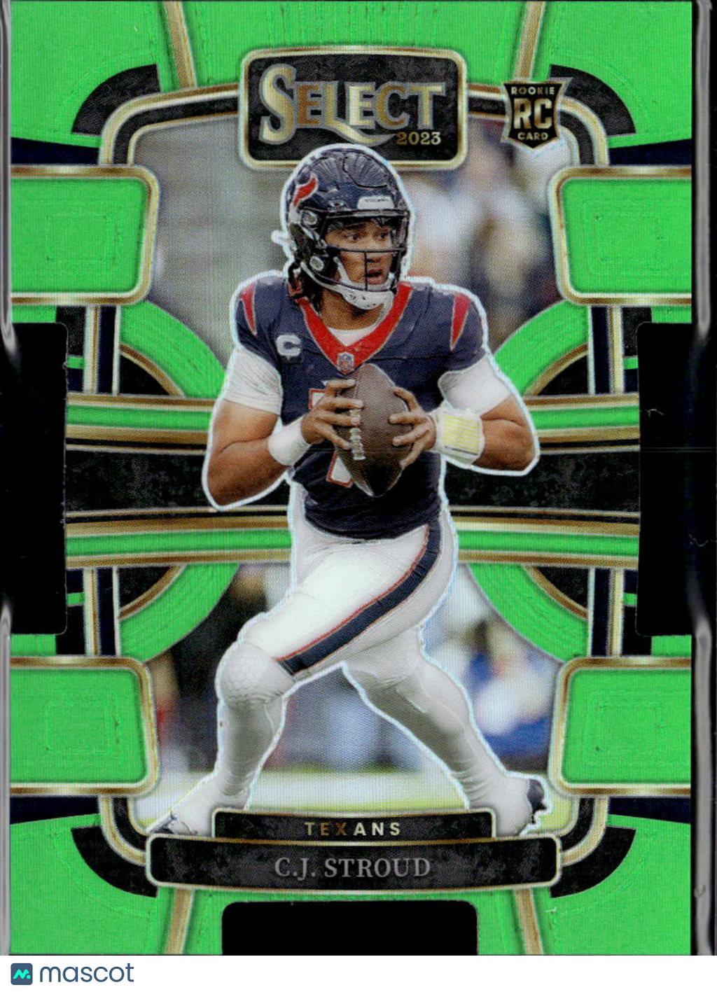 C.J. Stroud 2023 Select Lime Green Prizm Rookie RC 538/599 Houston Texans